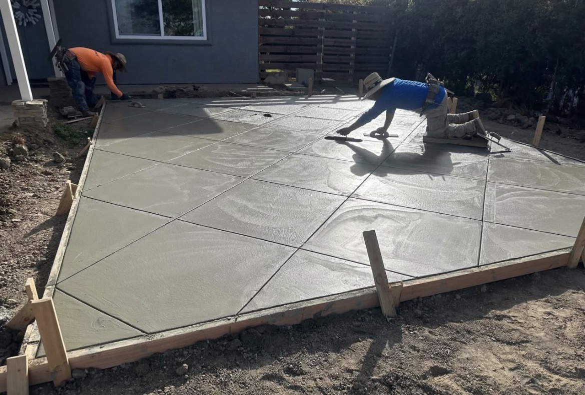 Concrete finishing