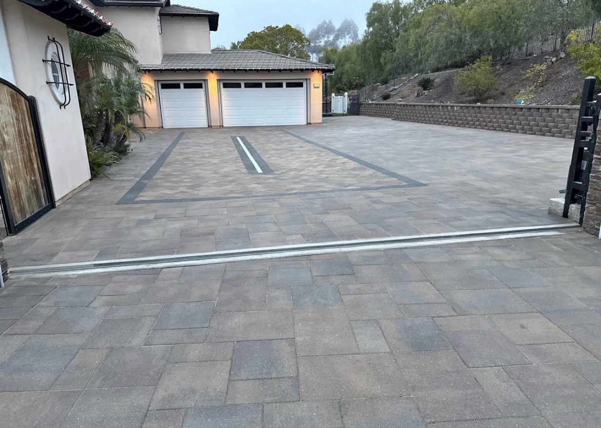 Paver driveway